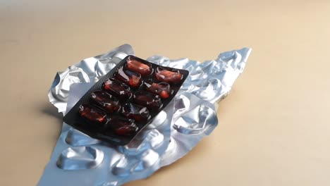 discarded medicine blister pack