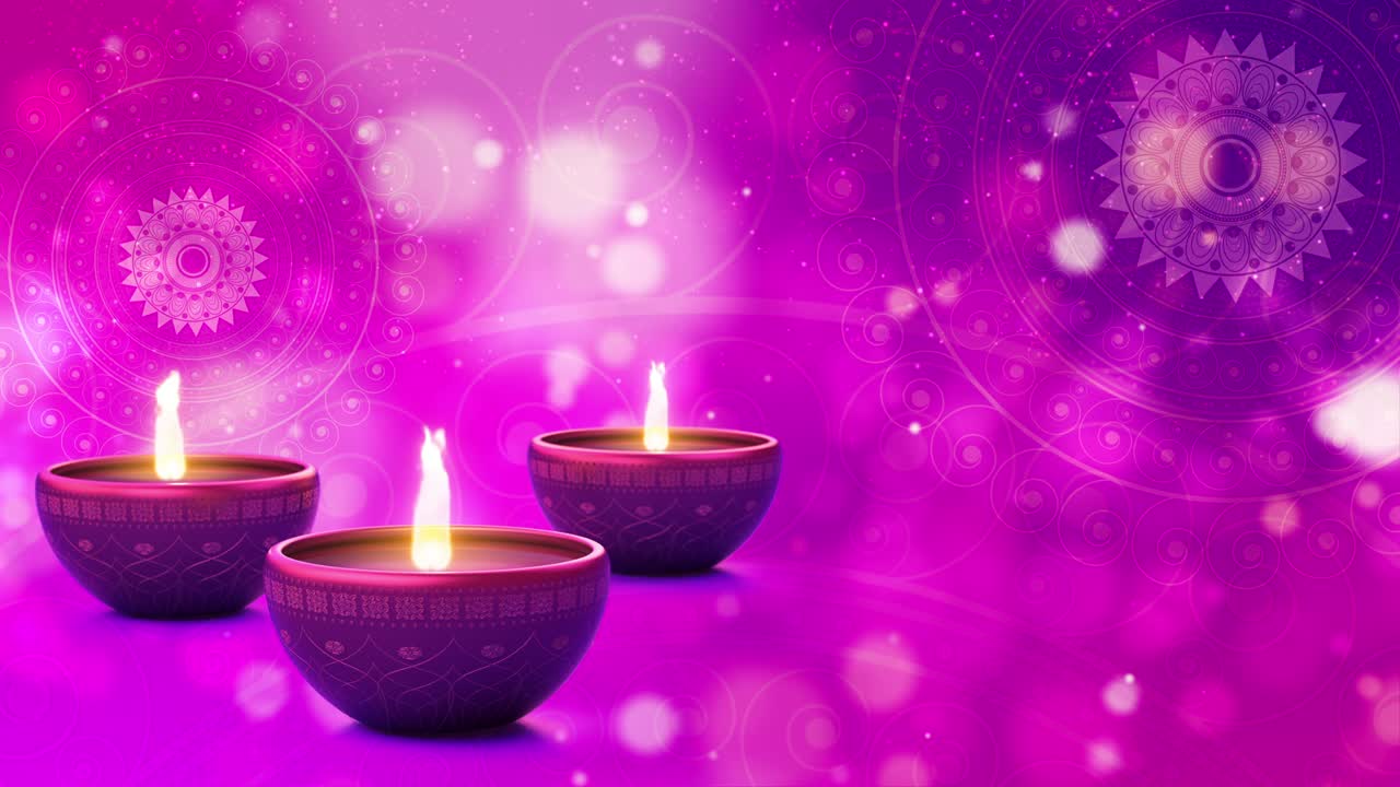 Felice celebrazione del Festival Diwali.