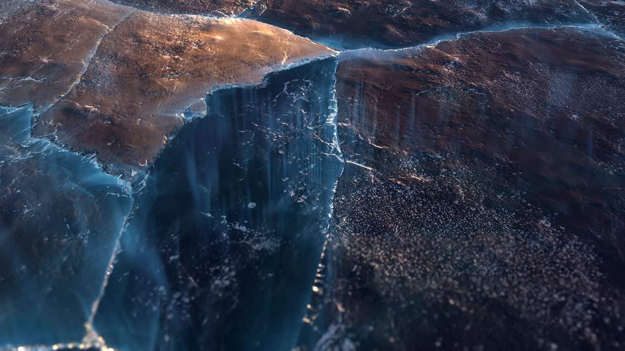 얼음 질의 표면