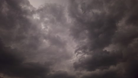 Time-lapse-of-clouds-turning-darker-for-moments