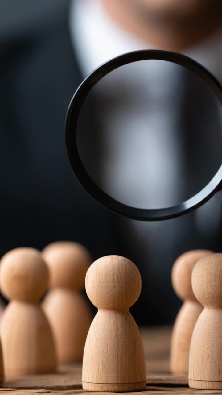 A Focused Examination of Wooden Figures Symbolizing Strategy and Decision-Making, Highlighting the Importance of Leadership in Group Dynamics and Organizational Structure