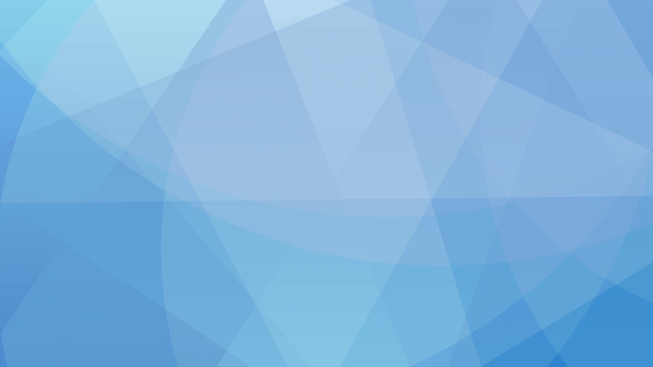 Abstract blue translucent geometric shapes, loopable presentation backdrop, seamless animated background, modern corporate motion graphics