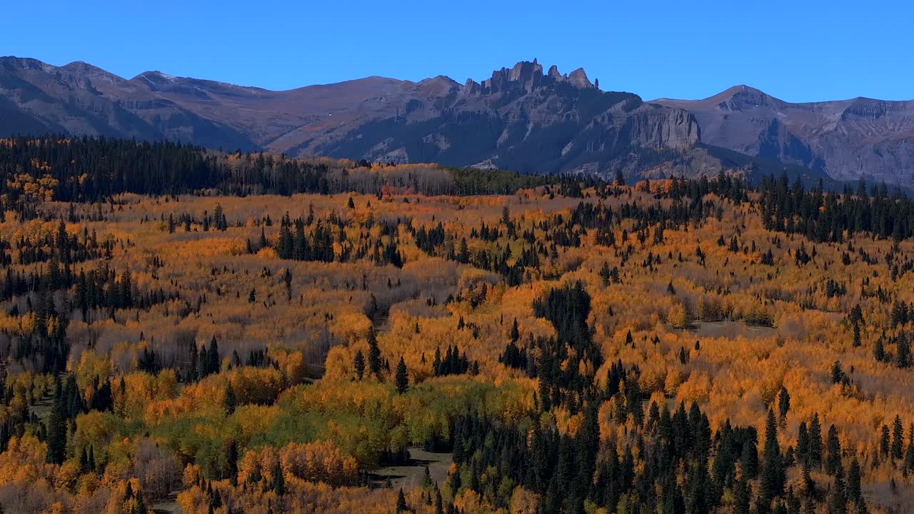 Splendidi colori autunnali nelle montagne del Colorado