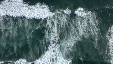 Bird-eye-view-of-a-beach-in-South-Chilean-Patagonia