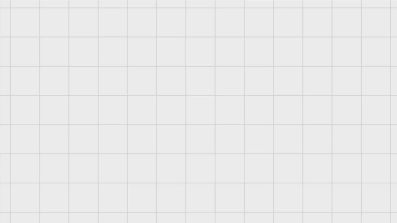 animación de una hoja de cuaderno de cuadros blancos