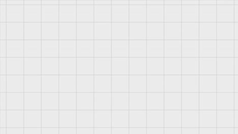 animation of white checked notebook sheet