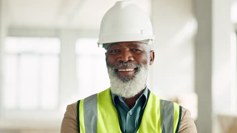 Senior-black-man,-architect