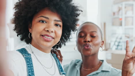 friends, influencer and women take a selfie