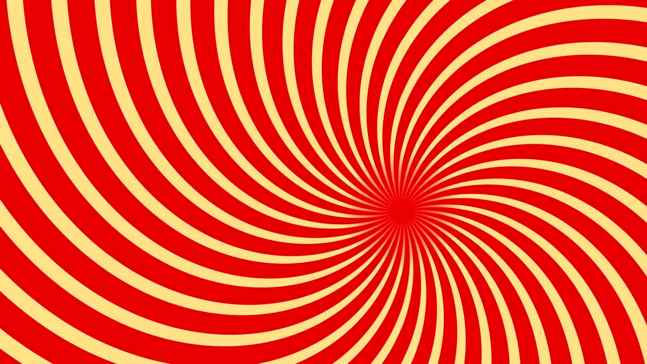 은 줄무 만화 태양 광선 빛의 회전의 원활한 루프 애니메이션