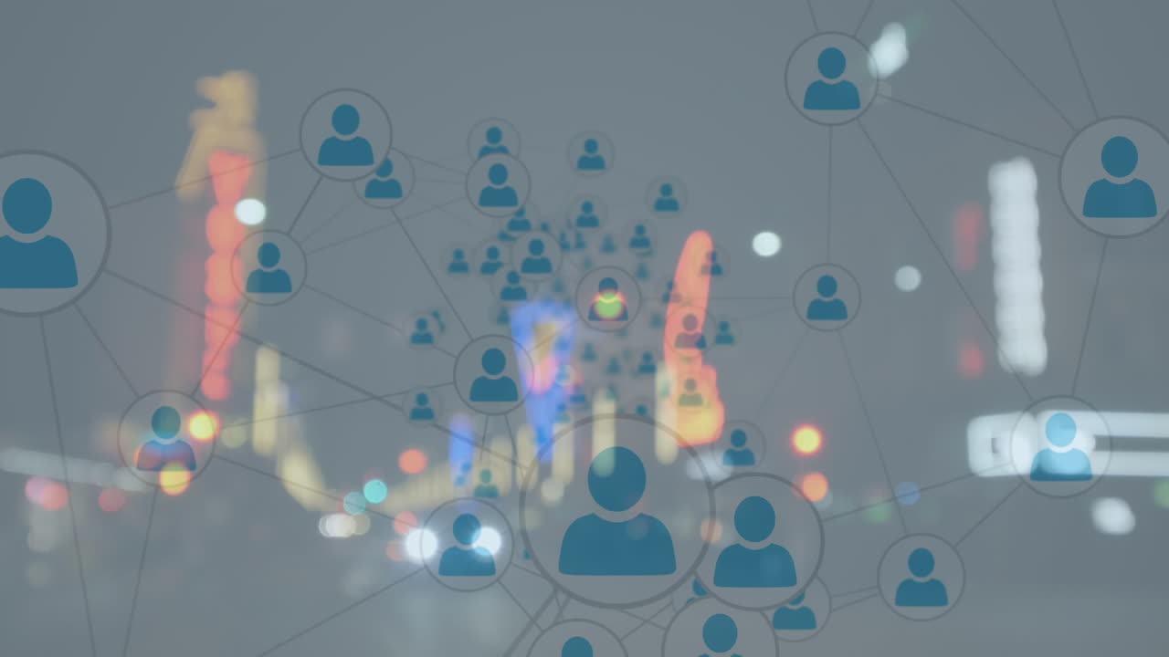 도시 풍경에 대한 통계와 연결된 네트워크의 활성화