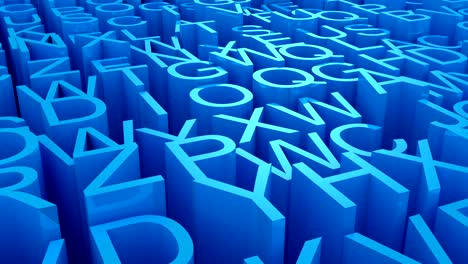 background of letters