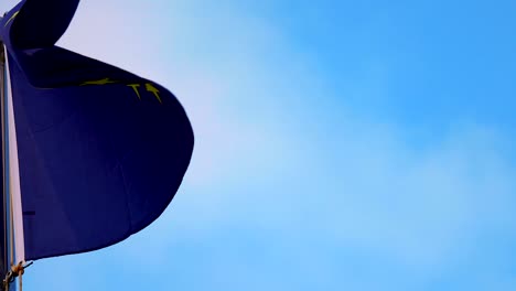 bandera de la unión europea en 4k