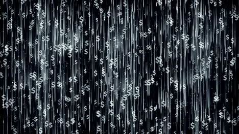 dólares fondo oscuro