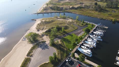 Still-aerial-over-the-Marina-at-Docker's