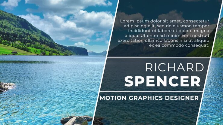 Norwegian Fjord Landscape with Mountains and Lake