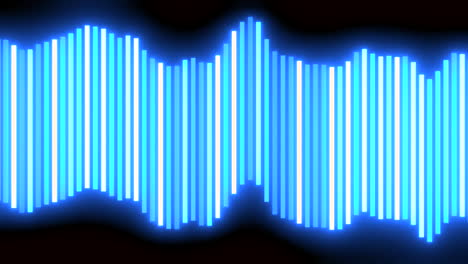 neon audio visualization