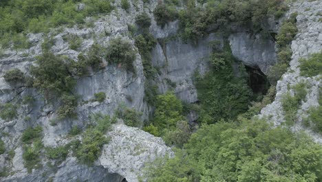 Stunning-drone-footage-showcasing-the-breathtaking-beauty-of-Italy's-wild-nature,-featuring-forests,-rugged-landscapes,-and-untouched-wilderness