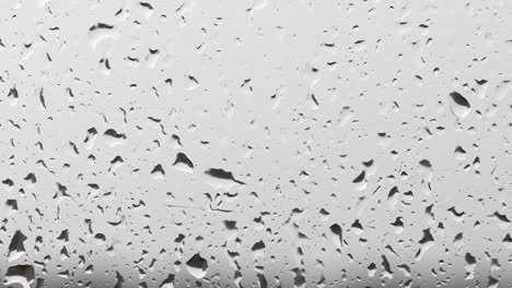 4k video of rain drops on window glass