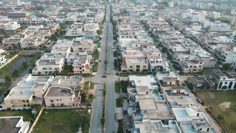 Top-view-a-modern-housing-society-in-Pakistan