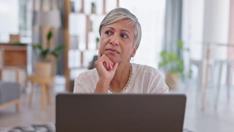 Thinking,-planning-and-woman-in-office