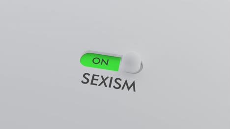 encendiendo el interruptor del sexismo