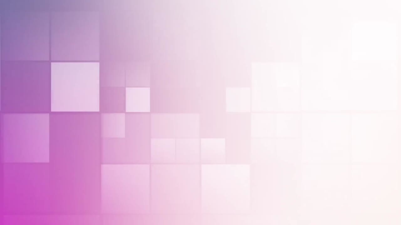 cuadrados parpadeantes sobre un fondo de blanco a púrpura