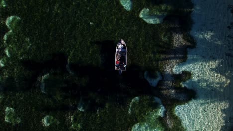 boat-from-above-in-Seychelles