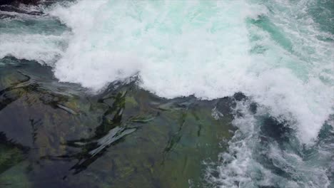 Mountain-river-water-with-slow-motion-closeup