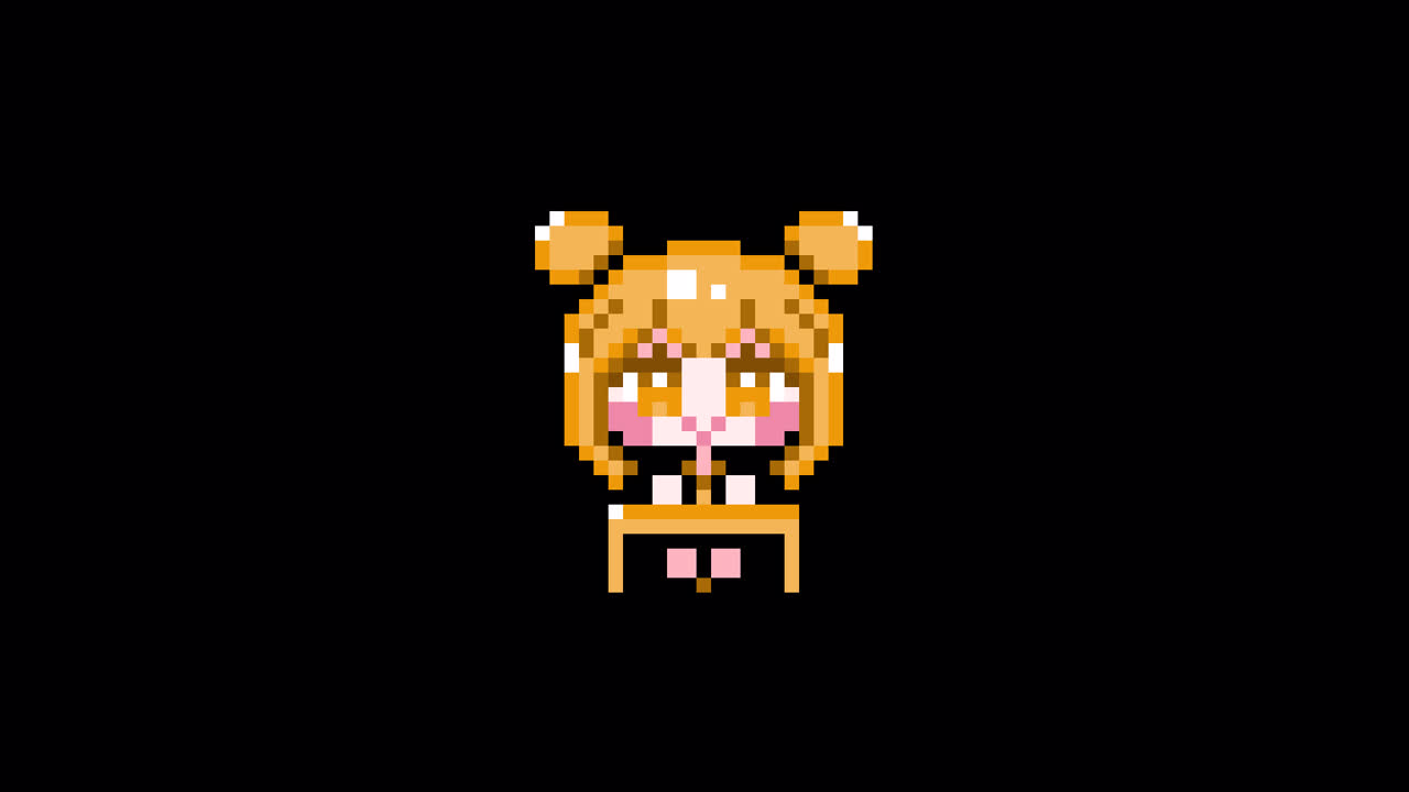 Pixel girl 02 sit at a desk Looping animation. 1080p (8).mov