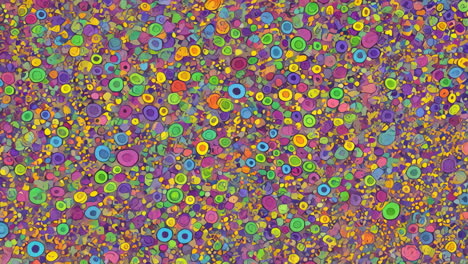 colorful abstract circles pattern