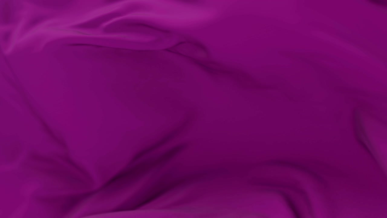 Tessuto o seta rosa scuro che ondeggia lentamente al vento, in loop.