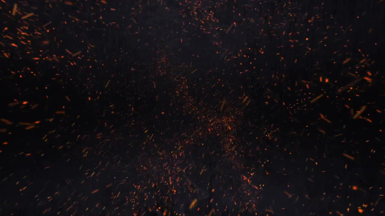 Digitally generated video of fire