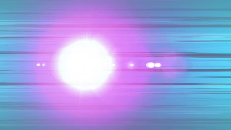 animación de luz rosa en fondo azul