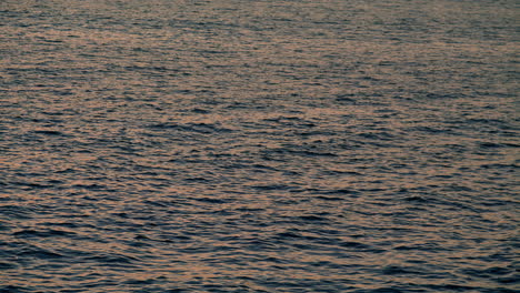 La-Tranquila-Superficie-Del-Océano-Se-Ondula-Al-Atardecer.-Agua-Tranquila-Del-Lago-Ondeando-Por-La-Mañana.