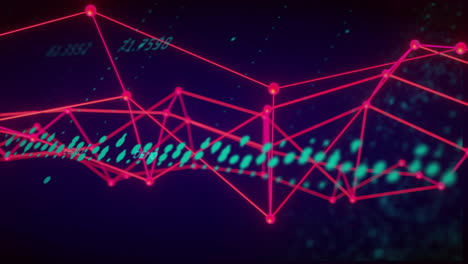 animation of digital data processing over dna strand