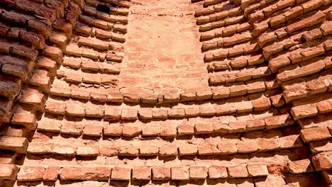 detailed view of historic brick structure