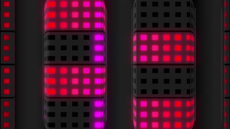glowing led panels
