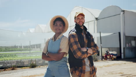 portrait of farm workers