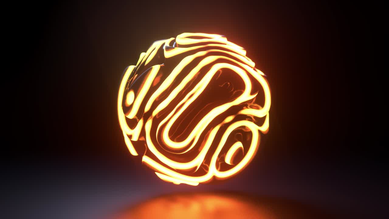 반이는 네온 빛 구