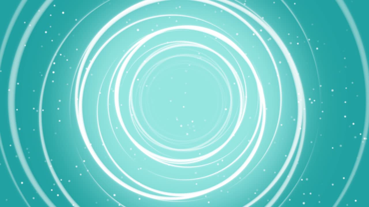 파란색 배경 루프의 추상적인 서클 라인