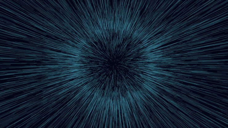 A Blue Burst Of Light