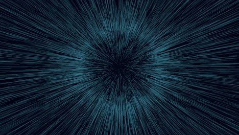 un estallido de luz azul