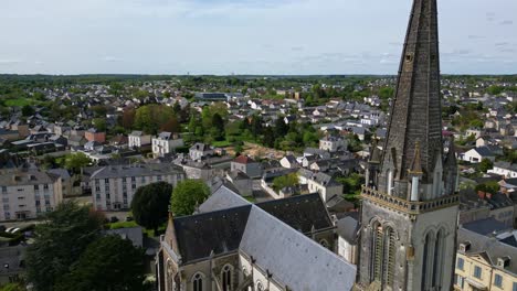 iglesia de saint-remi o saint-remy, château-gontier en francia