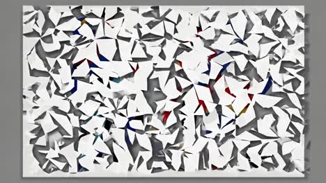 arte abstracto geométrico de una pareja