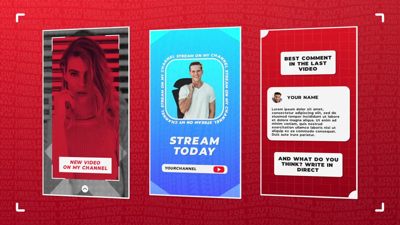 Instagram-stories til YouTubere V.4