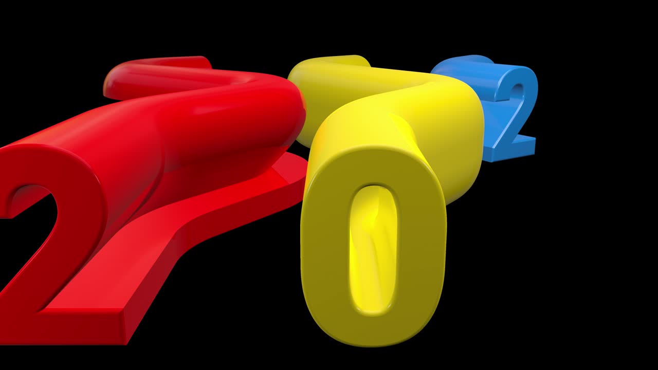 2020년 새해 모션 그래픽 영상