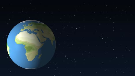 animated cross-section of earth's geological layers.