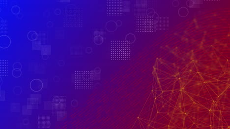 3d ai abstract digital technology speed connect blue 4k background cyber nano information