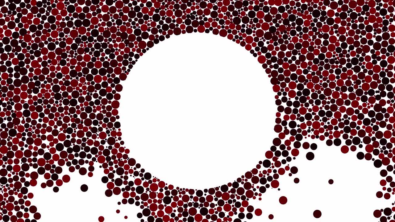 fondo rojo y blanco abstracto con patrón de círculo