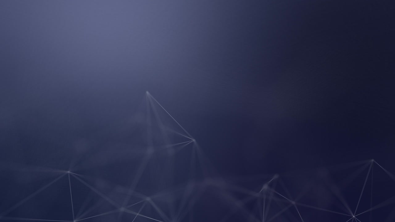 animación en bucle de puntos y líneas que se mueven irregularmente